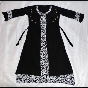 BLACK and WHITE DRESS